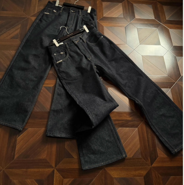 Oclin手缝针13.5盎司原牛646微喇版型固色牛仔裤差异化单品Denim